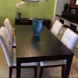 TABLE ONLY• Extendable Table 69”L x 37.5”W (without extended insert) Inserts Are 37 1/2 Each