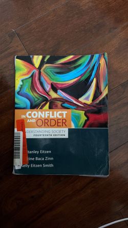 In conflict and order Understanding Society 14th edition