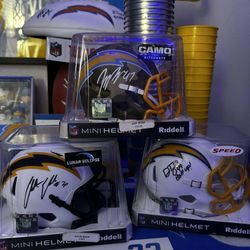 Chargers Mini Helmets