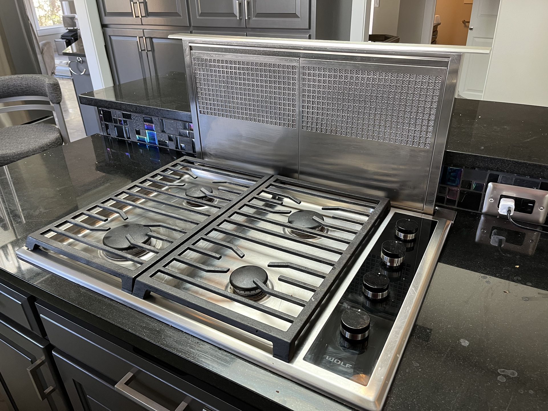 Wolf Range With Downdraft