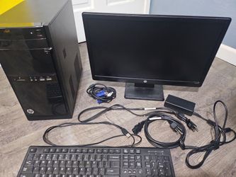 Computer and monitor