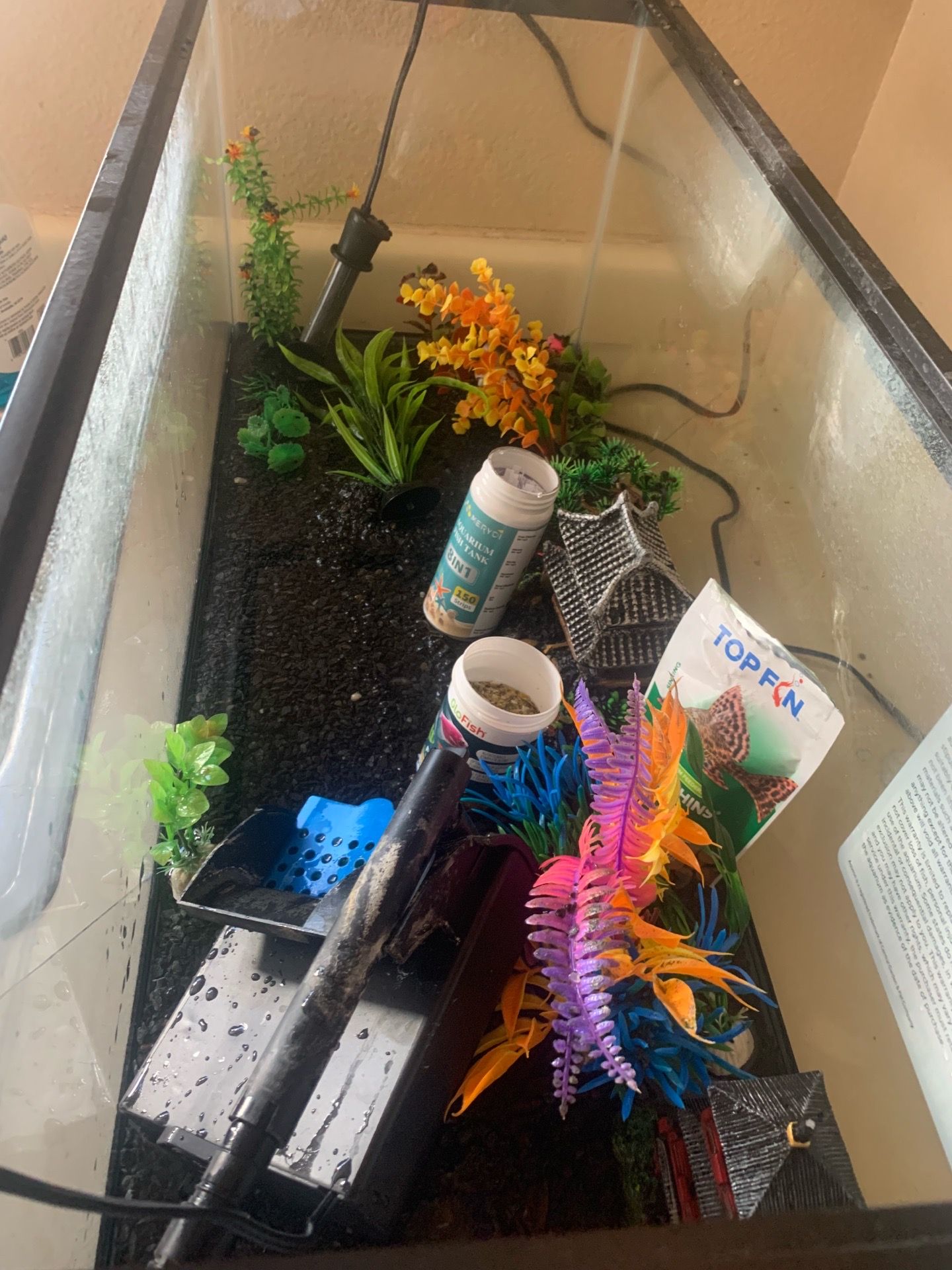 20gallon long with accessories