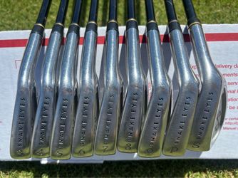 RH SNAKE EYES TC-01 3 THRU SAND WEDGE IRON SET