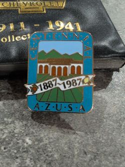 Azusa centennial pin 1887 to 1987