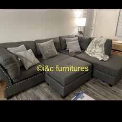 Sofa Couch Sectional Love Seat Set New In The Box 📦 Same Day Delivery. Black White Red Gray