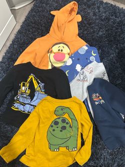 Sweater and long sleeve boy clothes bundle 24 months/2T