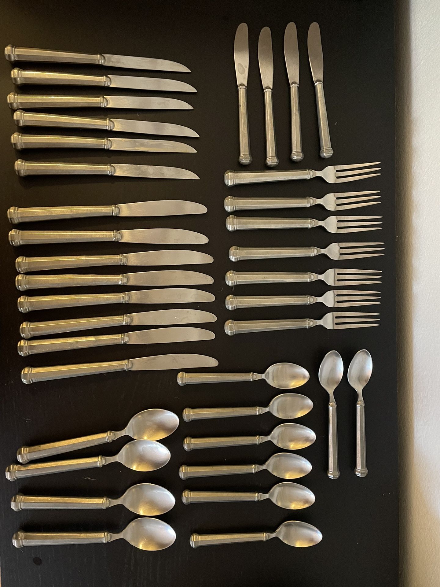 Gorham octette deals pewter flatware