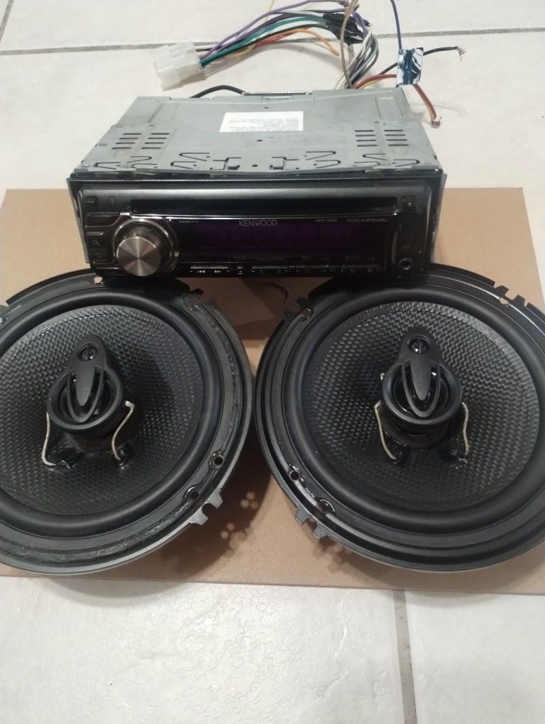 Kenwood Car Stereo And Speakers