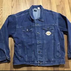 VINTAGE DISNEY DENIM WINNIE THE POOH JEAN JACKET MENS SIZE LARGE EXECELLET CONDITION 
