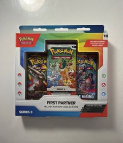 Pokemon TCG First Partner Illustration Collection Box Series 3 Sealed New