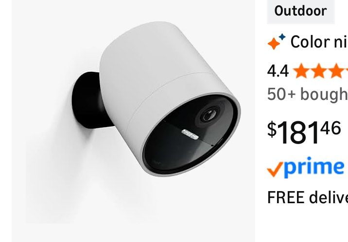 New SimpliSafe Wireless Outdoor Security Camera,1080p,