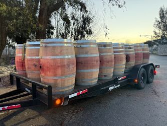 Like New French Oak Barrels Ready To Go