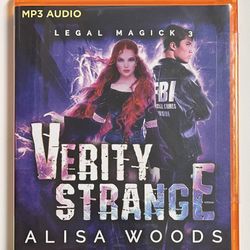 VERITY STRANGE: Legal Magick Book # 3 by Alisa Woods (Audio MP3-CD) Unabridged Audiobook *Unused* Paranormal Romance 