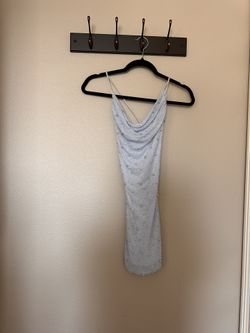 Short Baby Blue Dress