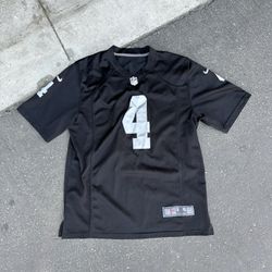 Nike Oakland Raiders Derek Carr Black Jersey Men’s Size XL
