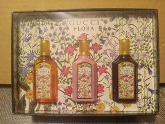 Gucci Flora Mini Fragrance Gift Set ~ Gardenia ~ Orchid