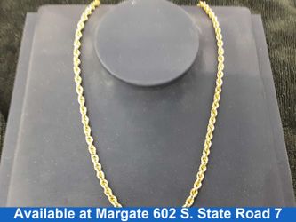 Rope Chain - Yellow Gold 10k (.417) 16.7 grams 22 inch