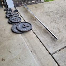300lb Olympic Weight Set 