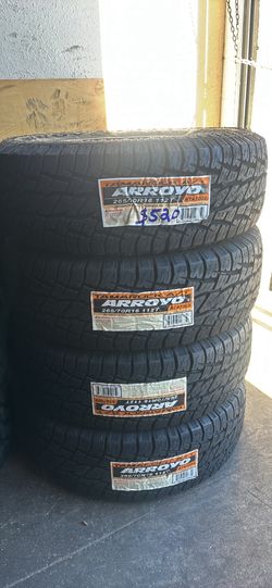 New 265/70/16 Arroyo At tires
