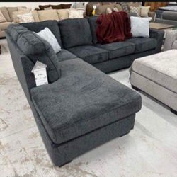 Brand New Altari Slate Sectional With Chaise Home Decor 🌟 Fastest Delivery 