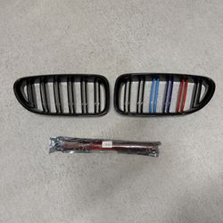 BMW M6/650i 3rd Gen Grill & V Brace Red Inserts 