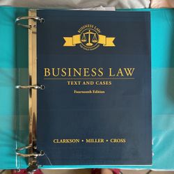 BUSINESS LAW BOOK COLLEGE 