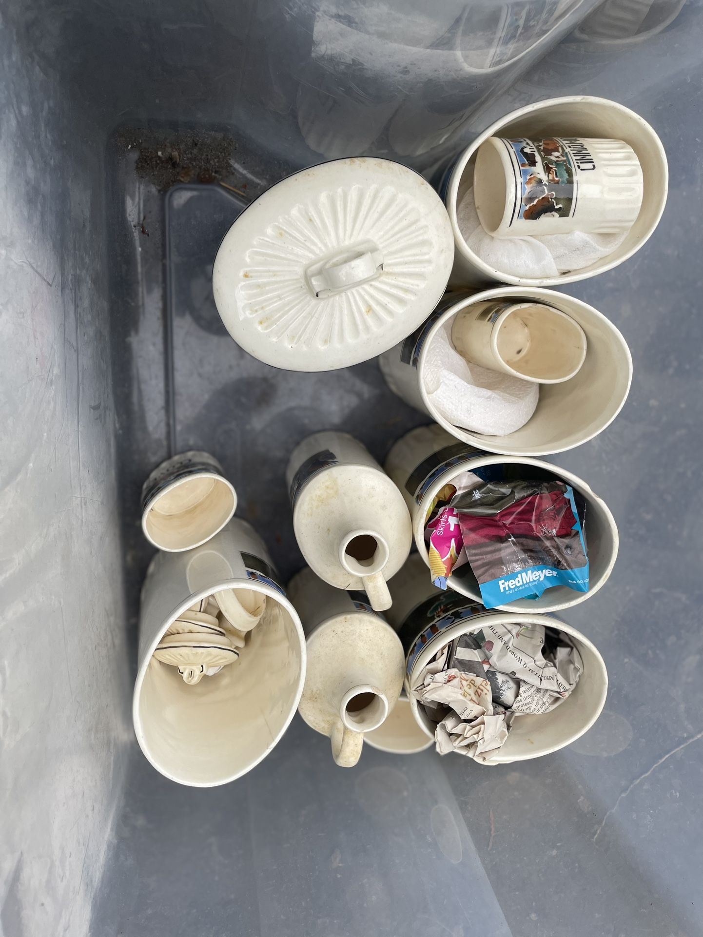Vintage Ceramic Canister Set 