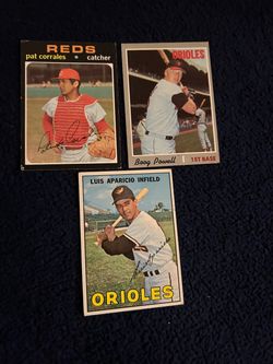 Vintage Topps Baseball Cards 1(contact info removed) 1971 Aparicio Powell