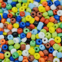Seed Beads 0/6 _50g Per Bag Mix Colors