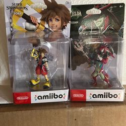 Sora and Sidon Amiibos