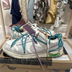 Off White x Nike Dunk Low Lot 36 Size 10