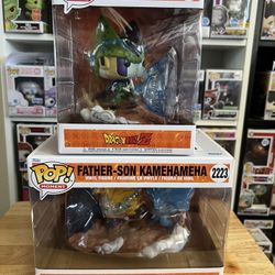 Perfect Cell & Father-Son Kamehameha Dragon Ball Z Funko Pops #2222 #2223 Deluxe