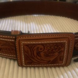 New Western Leather Belt 