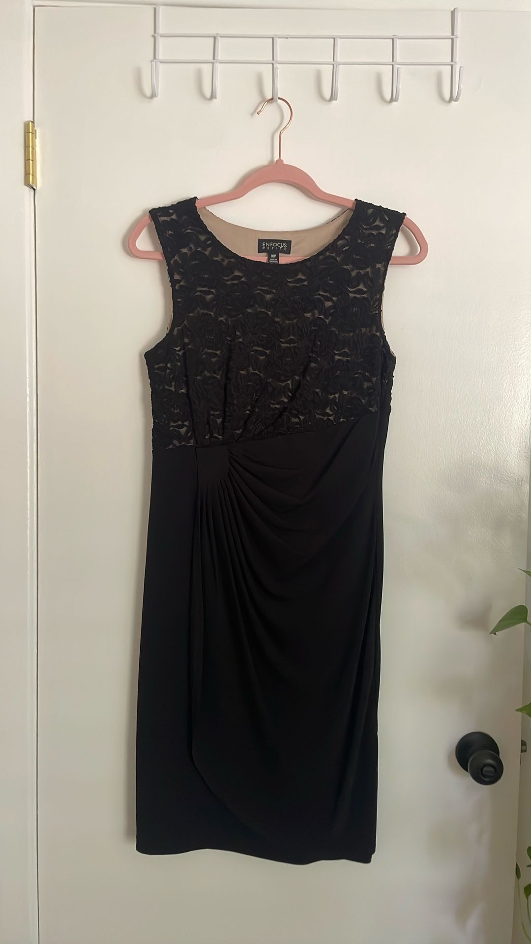 Black Cocktail Dress Size 10P