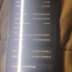 iPhone 12 Mini Unlocked Broken 