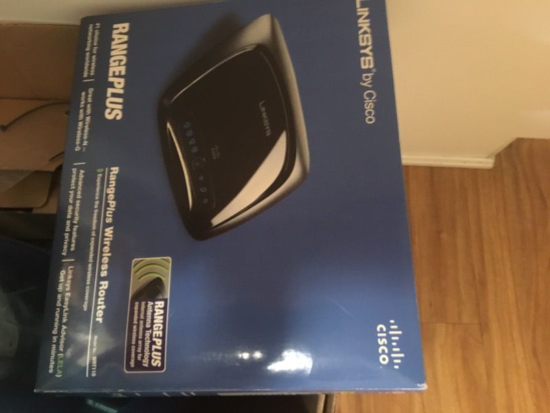 WiFi network router, Linksys