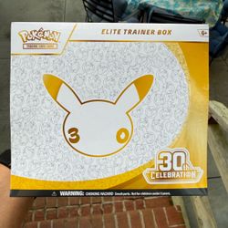 Pokemon 30th Celebration Elite Trainer Box