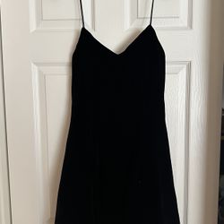 Perfect Black Velvet Dress Size 8