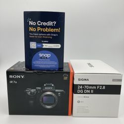 Sony A7 III Camera w/ Sigma 24-70mm Lens -SALE!! 6/20