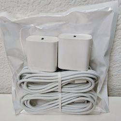 2 Pack  iPhone 17, 16 Fast Charger with 20W USB-C Adapters 10 Foot Woven Cables