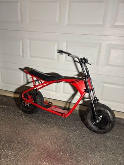 Cherry red moto vox frame 🍒