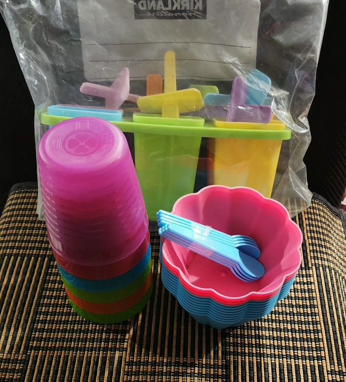 ice cream cups and spoons, cups ice cream molds