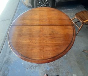 Solid oak vintage dinning room set