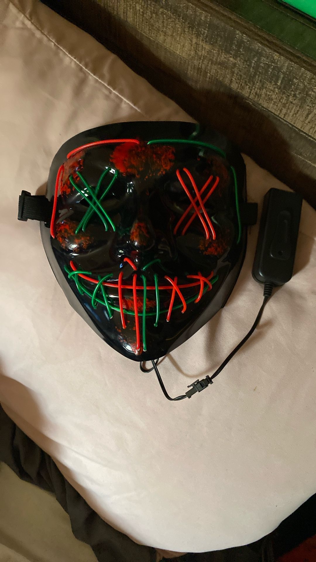 LED Purge Style Light-Up Mask (NEW) – 3 Modes / Halloween / Rave / Cosplay