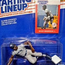 1988 Starting Lineup Rickey Henderson 