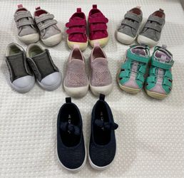 Toddler Girl Shoe Bundle Size 5 – Cat & Jack, Carter’s & Sandals