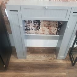 Space Saver Bathroom Storage Cabinet - grey