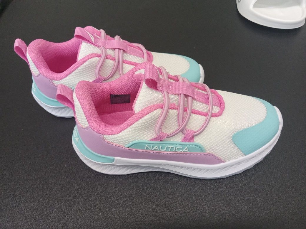 Nautica Pastel Athletic Kids Sneakers Size 12