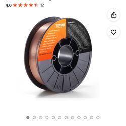 SXHSJMIGER70SL4EXV0 VEVOR Solid MIG Welding Wire ER70S-6 0.035inch 11LBS Mild Steel MIG Welding Wire