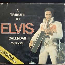 Vintage Elvis Commemorative Calendar 